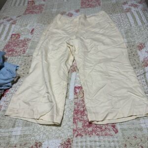 Ann Taylor Cream Wide-Leg Pants Size 16 NWT